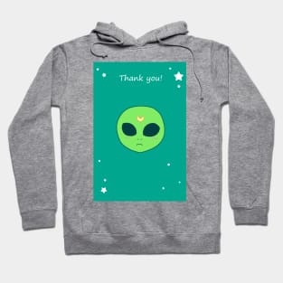 Thank You - Alien Face Hoodie